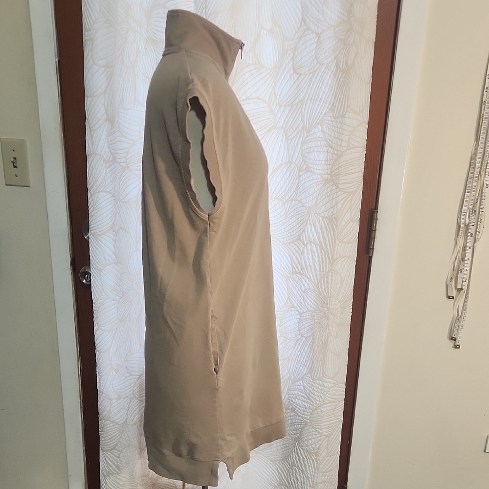 Double Zero Taupe Streetwear Minimalist Tunic Top/Dress Size Large - Picture 5 of 12
